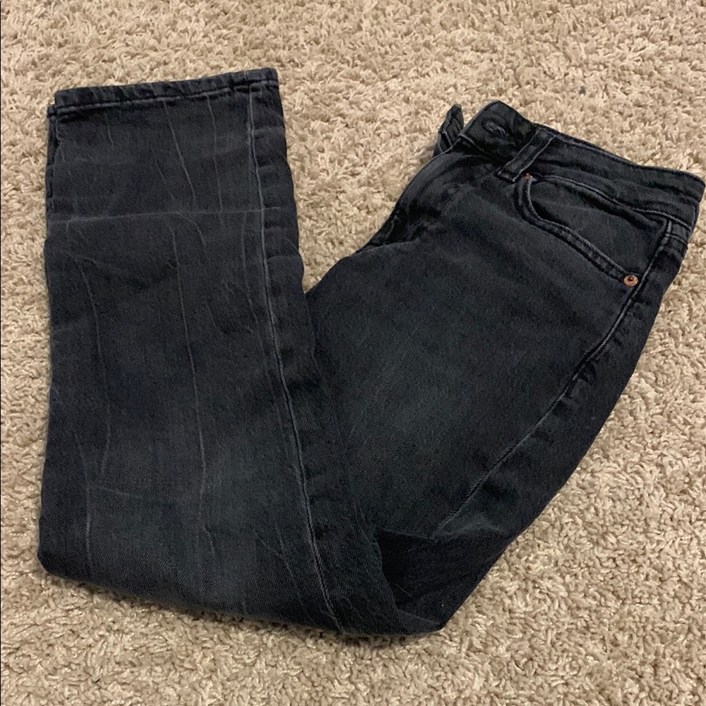 Aeropostale Black Straight Leg Jeans